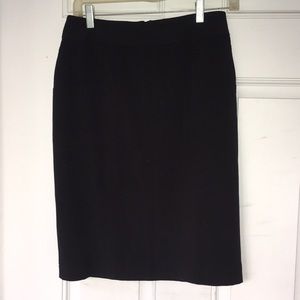 Black pencil skirt